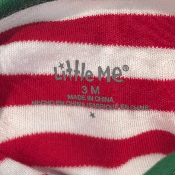 Little Me Holiday Sleeper. Size 3 months. - Picture 8 of 8